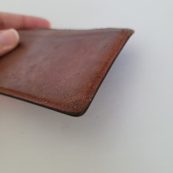 Authentic Louis Vuitton Monogram Organizer Card Case Brown Card Wallet Slim Logo - Picture 8 of 11